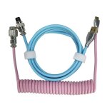 C�ble enroul� de type c vers usb, 1. 8m, pour clavier m�canique et pilote de jeu