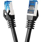 Cable ethernet 0, 50m cat 7 cable rj45 50 centimètre lan câble internet gigabit cat7 câble réseau noir ... Cable ethernet 0, 50m cat 7 cable rj45 50 centimètre lan câble internet gigabit cat7 câble réseau noir ...