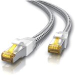 Câble ethernet 0, 5m, cat 7 cable rj45 haut débit 10gbps 600mhz, câble réseau cat 7 lan gigabit 0, 5 ... Câble ethernet 0, 5m, cat 7 cable rj45 haut débit 10gbps 600mhz, câble réseau cat 7 lan gigabit 0, 5 ...