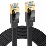 Câble ethernet 20m cat 7 plat, câble réseau rj45 10gbps 600mhz noir pour routeur, tv box, pc, consoles ... Câble ethernet 20m cat 7 plat, câble réseau rj45 10gbps 600mhz noir pour routeur, tv box, pc, consoles ...