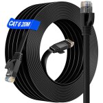 Câble ethernet 20m, rj45 20m cat 6 haut débit câble réseau plat gigabit cable ethernet 20 mètres (20 ... Câble ethernet 20m, rj45 20m cat 6 haut débit câble réseau plat gigabit cable ethernet 20 mètres (20 ...