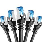 Cable ethernet 5 pièces - 0, 50m cat 7 cable rj45 50 centimètre lan câble internet gigabit cat7 câble ... Cable ethernet 5 pièces - 0, 50m cat 7 cable rj45 50 centimètre lan câble internet gigabit cat7 câble ...