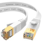Câble ethernet 7, 5 m, câble internet cat7 haut débit avec connecteur rj45 plaqué or, câble lan blindé ... Câble ethernet 7, 5 m, câble internet cat7 haut débit avec connecteur rj45 plaqué or, câble lan blindé ...