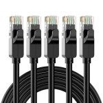 Câble ethernet cat 6 0. 5m, câble internet haute vitesse 10gbps, cordon de raccordement lan rj45 noir, ... Câble ethernet cat 6 0. 5m, câble internet haute vitesse 10gbps, cordon de raccordement lan rj45 noir, ...