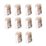 Cbles ethernet cat6 rj45 plaqus or, module de conception pratique et conviviale, connecteur rseau, ...