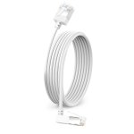 C�ble ethernet flexible cat 6 avec angle 270 vers le haut 0, 5m, ultra fin et mince rj45 cat 6a c�ble ...