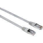 Cble ethernet hama 20m droit cat5e gris