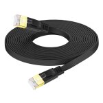 C�ble ethernet plat cat7 rj45 lan, 10gbps, pour cavalier internet � grande vitesse, pour routeurs, xbox, ...
