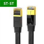 C�ble ethernet rj45 cat7 lan c�ble stp rj 45 r�seau plat c�ble � angle droit cordon de raccordement pour ...