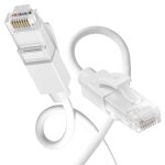 Cble ethernet en silicone 10m, rseau cat6a 10gbps cble, lan rj45 pour jeux, pc, tlvision, tablette, ...