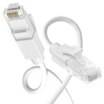 Cble ethernet en silicone liquide 3m, cble rseau lan cat. 6a 10gbps pour jeux, pc, tlvision, tablette, ...