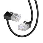 Câble ethernet ultra fin cat 6 avec angle de 90 vers le bas 1m, rj45 flexible et compact cat 6a câble ... Câble ethernet ultra fin cat 6 avec angle de 90 vers le bas 1m, rj45 flexible et compact cat 6a câble ...