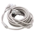 Cble ethernet pour vidosurveillance, 5m / 10m / 15m / 20m, rj45 + dc, pour camras ip, systme nvr, ...