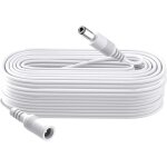 Cble d'extension d'alimentation cc de 10 m, prise 5, 5 mm x 2, 1 mm, prise mle vers femelle, dc 5 v ...
