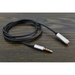 C�ble d'extension audio 1 m�tre jack m�le 3, 5 mm vers femelle 3, 5mm rallonge