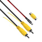 Câble d'extension de caméra de recul de 10 m, câble vidéo rca double blindage amélioré pour connexion ... Câble d'extension de caméra de recul de 10 m, câble vidéo rca double blindage amélioré pour connexion ...
