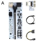 Câble d'extension de carte graphique pci - e 16x, usb avec riser express, 6 broches, z5b2 Câble d'extension de carte graphique pci - e 16x, usb avec riser express, 6 broches, z5b2
