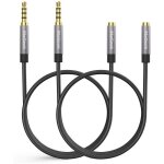 C�ble d'extension casque, 3, 5mm femelle � 3, 5mm m�le (1, 0 m�tre, lot de 2), c�ble aux 4 p�les st�r�o ...