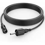 Cble d'extension cc tanche - cble de raccordement pour pompe de bassin solaire - 3, 5 x 1, 35 mm - ...