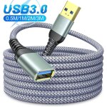 Cble d'extension de chargement usb vers usb 3m - 0. 5m, usb - a mle  femelle, cordon d'extension usb3. ...