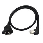 Cble d'extension ethernet, rj45 mle vers femelle  vis sur panneau cat6 / 5e / 5 blind rseau lan ...