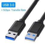 Cble d'extension extra long usb 3. 0 mle  mle, transfert de donnes haute vitesse, rallonge de disque ...