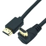 C�ble d'extension hdmi 2. 0, coud� � 90 degr�s, 4k x 2k, 60hz, 2. 0 degr�s