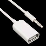Cble d'extension jack 3. 5 vers usb mle 2. 0mm, 1 pice, cordon convertisseur mp3 pour voiture, vente ...