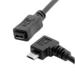 Cble d'extension micro usb 2. 0 type b mle  femelle, 50cm