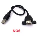Cble d'extension micro usb 3. 0 pour imprimante, micro usb mle vers jack femelle, cble de montage ...