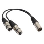 Câble d'extension de microphone xlr, 0. 34m / 1, 1ft xlr 3 broches mâle à 2 xlr femelle, cordon pour ... Câble d'extension de microphone xlr, 0. 34m / 1, 1ft xlr 3 broches mâle à 2 xlr femelle, cordon pour ...