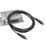 C�ble d'extension rca, c�ble audio vid�o rca, cordon rca m�le vers femelle pour haut - parleur, caisson ...