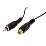 C�ble d'extension rca (m) - rca (f) 10m, prise rca, c�ble, t�l�vision, t�l�vision satellite