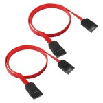 Cble d'extension sata 7 broches mle vers sata femelle, 2 cbles d'extension de donnes sata 7 broches ...
