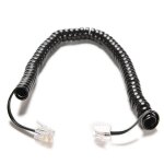Cble d'extension de tlphone rj12  rj12 mle, 6, 5 pieds, cordon de ligne, noir, 2m