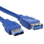 Cble d'extension usb 0. 3 mle vers femelle arc - en - ciel, rallonge de donnes de tlphone, cble ...