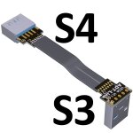 Cble d'extension usb 3. 0 mle  femelle, ruban plat, super vitesse, 0. 5m, 1m, 1. 5m, 2m, 3m, rallonge ...