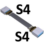 Cble d'extension usb 3. 0 mle  femelle, ruban plat, super vitesse, 0. 5m, 1m, 1. 5m, 2m, 3m, rallonge ...