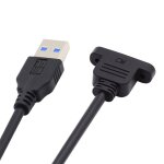 C�ble d'extension usb 3. 0 type a m�le vers micro usb 3. 0 femelle type b 50 cm