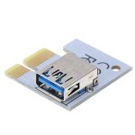 Câble d'extension usb 3. 0 pci - e 1x à 16x pour carte graphique, adaptateur pour ordinateur Câble d'extension usb 3. 0 pci - e 1x à 16x pour carte graphique, adaptateur pour ordinateur