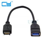 C�ble d'extension usb 3. 1 type a femelle, 20cm, en t�te du panneau avant vers usb 3. 0