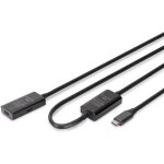 C�ble d'extension usb actif - usb - c femelle vers m�le - 10 m - usb 32 gen1 - 5 gbit / s - plug & play ...