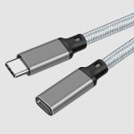 Câble d'extension usb c mâle vers femelle, type c, usb 3. 2, gen2, 10gbps, 100w, charge rapide, rallonge, ... Câble d'extension usb c mâle vers femelle, type c, usb 3. 2, gen2, 10gbps, 100w, charge rapide, rallonge, ...