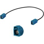 Cble fakra z adaptateur autoradio tv dab gps fakra z jack (jack)  fakra jack pigtail fakra cble rg174 ...