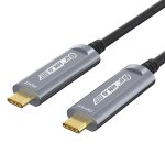 Cble  fibre optique usb c vers usb c 10m, cble d'extension usb 3. 2 de transfert de donnes longue ...