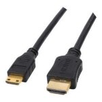 Cable avec fiche hdmi 1. 3 male et fiche hdmi mini type c male 5 m