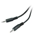 Cable avec fiche jack 3, 5mm st�r�o m�le et fiche jack 3, 5mm st�r�o m�le - 1m20