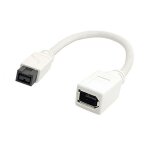 Autre cble firewire blanc ieee 1394 femelle  1394b 9 broches mle 400  800, 10cm nipseyteko