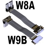 Cble flexible usb 3. 0 micro - b mle  micro - b femelle, angle de 90 degrs vers le haut et vers la ...