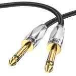 Cble de guitare cble d'instrument jack 6, 35 guitar cable pour guitare electrique, guitare basse, clavier, ...